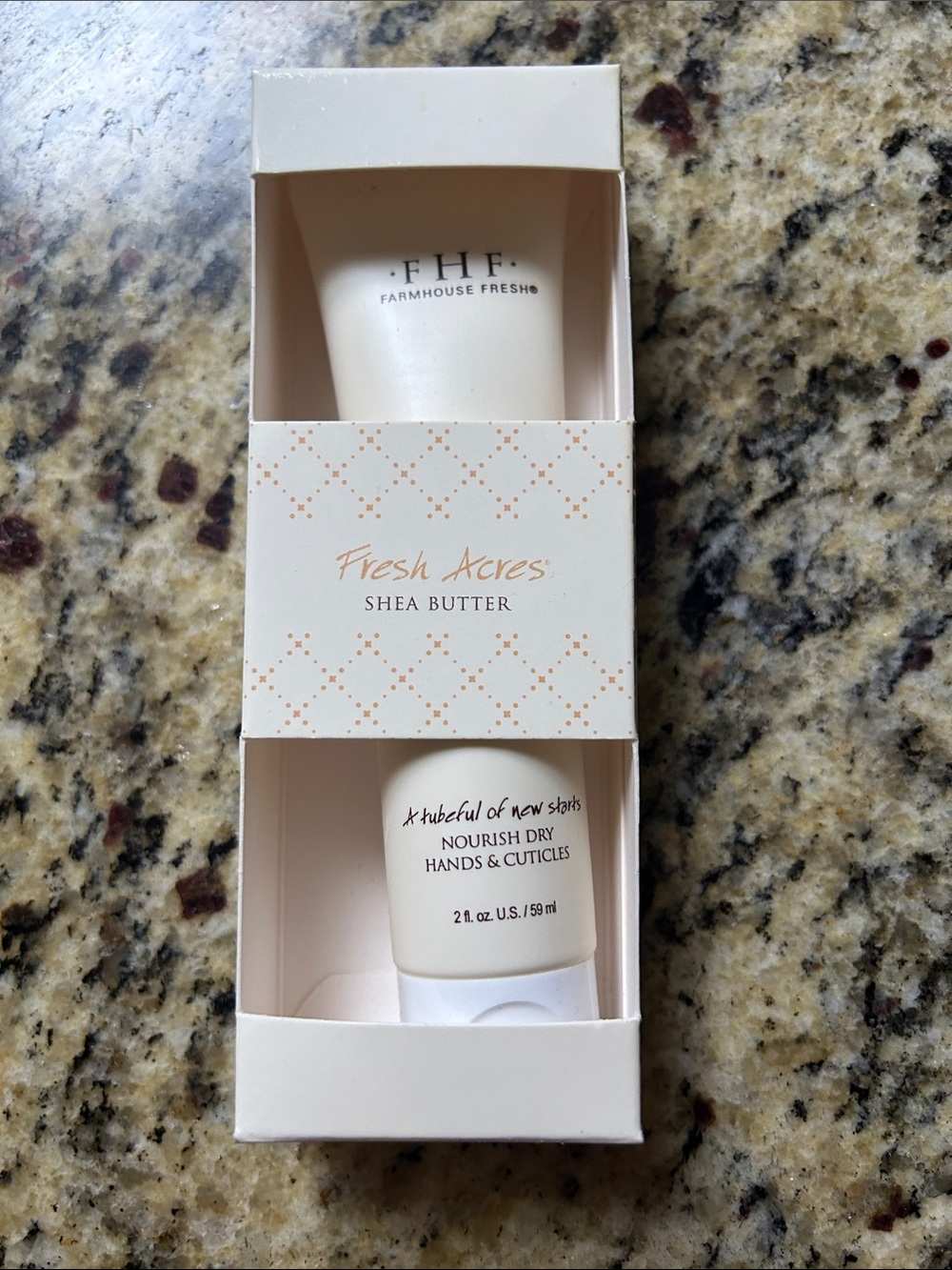 Fresh Acres Shea Butter Hand & Cuticle Cream - Cream